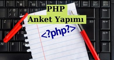 PHP ile Anket Yapımı , Sql Anket Kodları